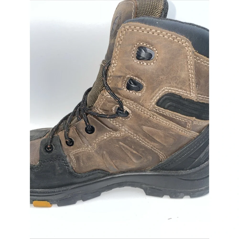 Rock Rooster Men Brown Steel Toe Boots Size 13 Slip‎ Water Resistant Industrial